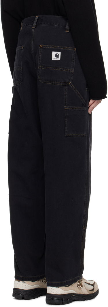 Cargo hlače Carhartt WIP Double Knee Denim Work Pants Crna | I034229 8906, 2