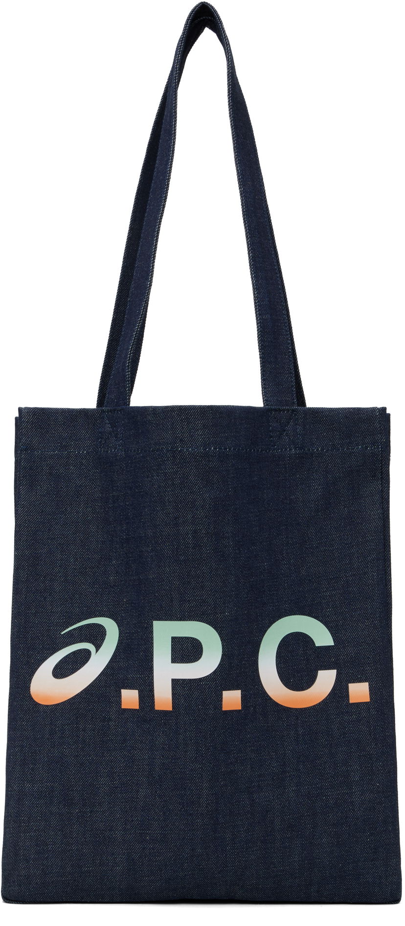 Tote bag A.P.C. ASICS Edition Lou Tote Bag Tamnoplava | COHEV-M61977