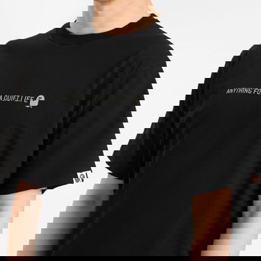 Majica kratkih rukava BAPE Reflector Industrial Logo T-Shirt, Size Large Crna | 001TEL301050M-BLK, 5