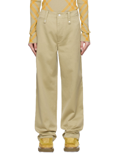 Hlače Burberry Four-Pocket Trousers Bež | 8076646