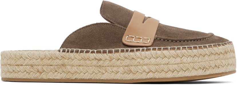 Tenisice i cipele JW Anderson JW Anderson Espadrille Loafer Mules Smeđa | LF0054-LA0240