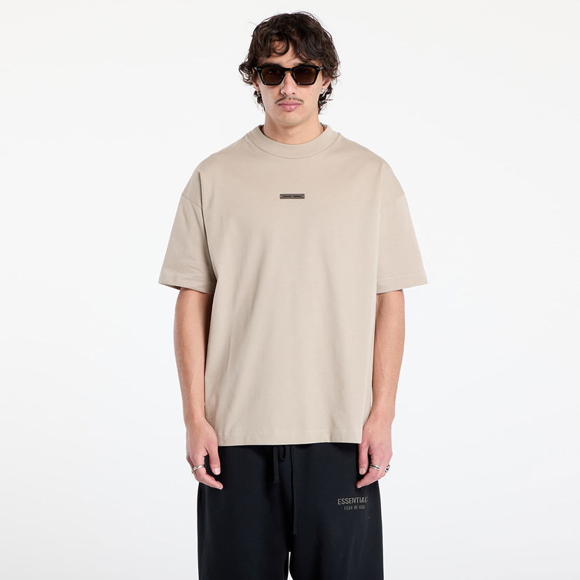 Majica kratkih rukava Fear of God Fear of God Essentials Classic Short Sleeve T-Shirt Bež | 125SP254191F-198