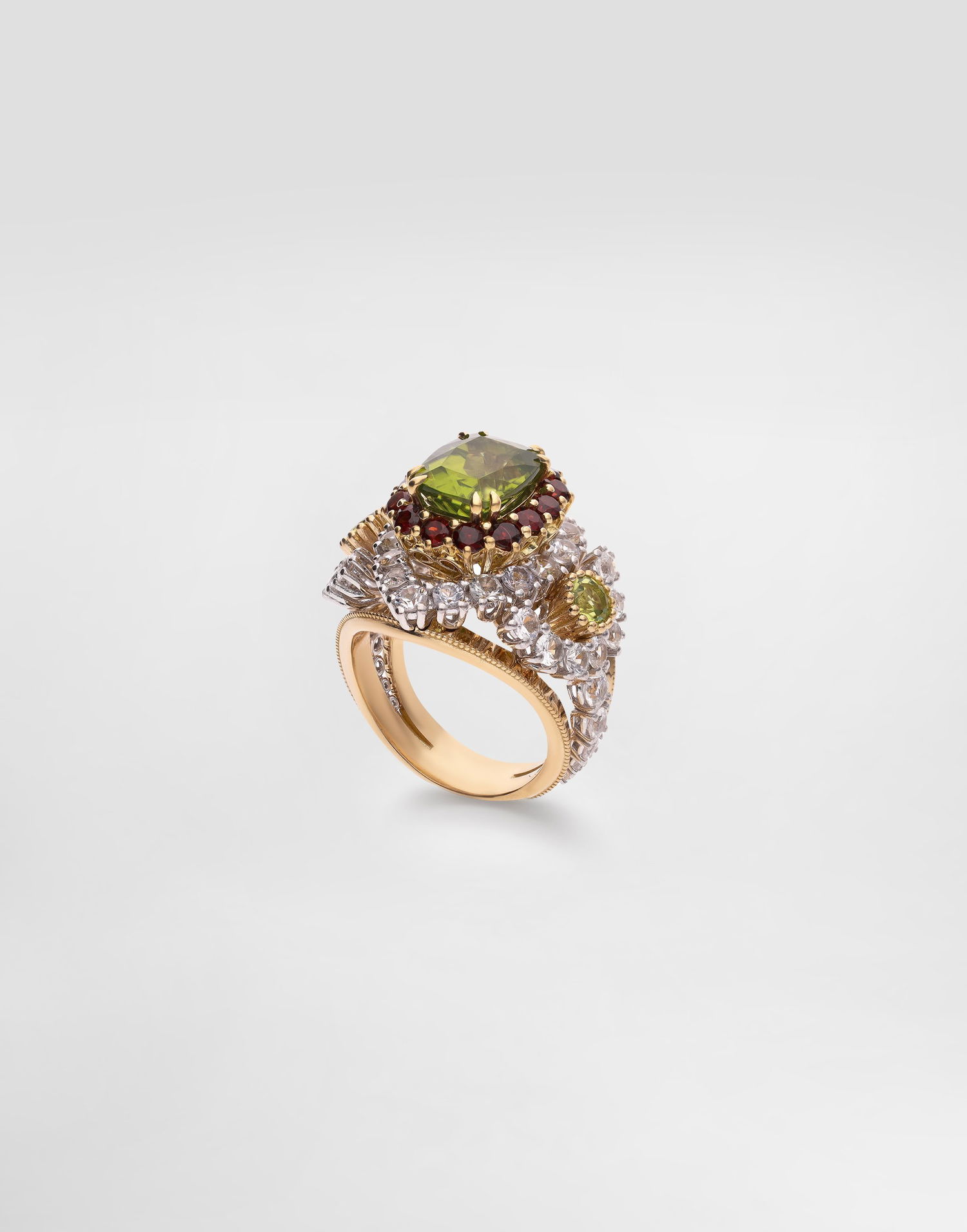 Prsten Dolce & Gabbana Peridot and Garnet Ring Višebojno | WRSA6GWPER187583, 0