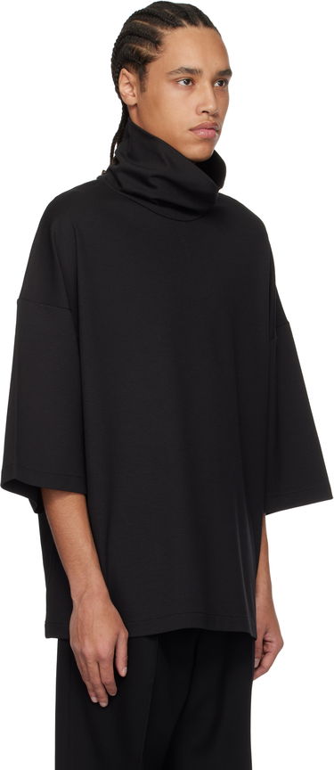 Džemper Fear of God Fear of God High Neck Short Sleeve Sweatshirt Crna | FGE250-519VIS, 1