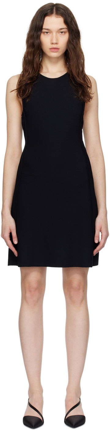 Haljina Stella McCartney Compact Minidress Crna | 6K0610S2076
