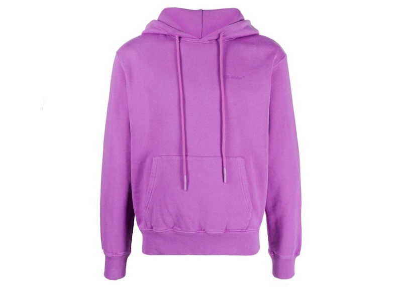 Dukserice Off-White Caravaggio Over Hoodie Ljubičasta | OMBB097S23FLE0013636