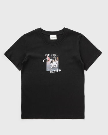 Majica kratkih rukava CLOSED Printed T-Shirt with 'Better Stay Closed' Dog Graphic Crna | C95927-44H-PR-100, 0