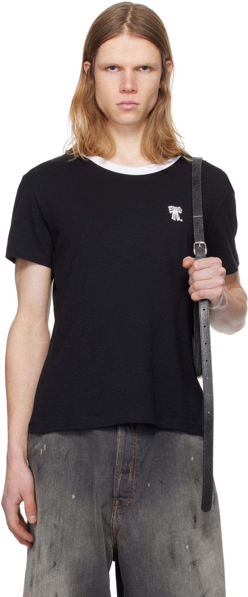Majica kratkih rukava Acne Studios Acne Studios Regular Fit T-Shirt Crna | CL0318-