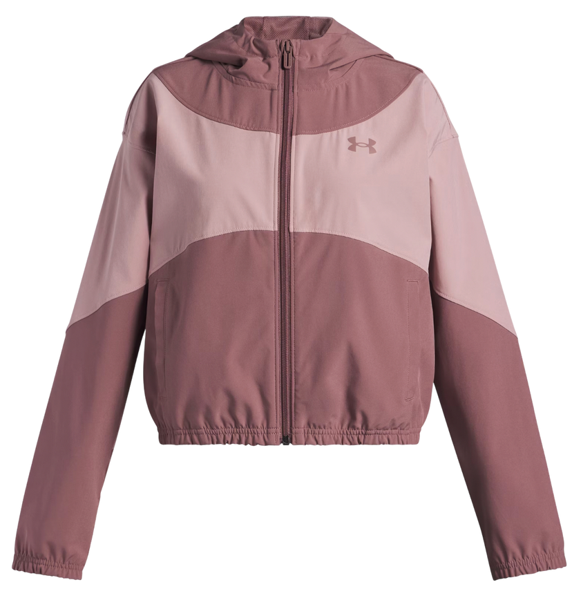 Vjetrovka Under Armour Rival Woven Colorblock Hooded Jacket Ružičasta | 6004181-651