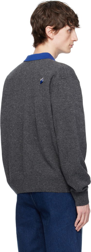 Džemper ADER ERROR ADER error TRS Tag Cardigan Siva | BO42FYKT0702CC, 2
