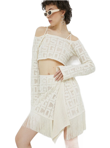 Suknja GCDS Mini Skirt Bež | SS23W660914