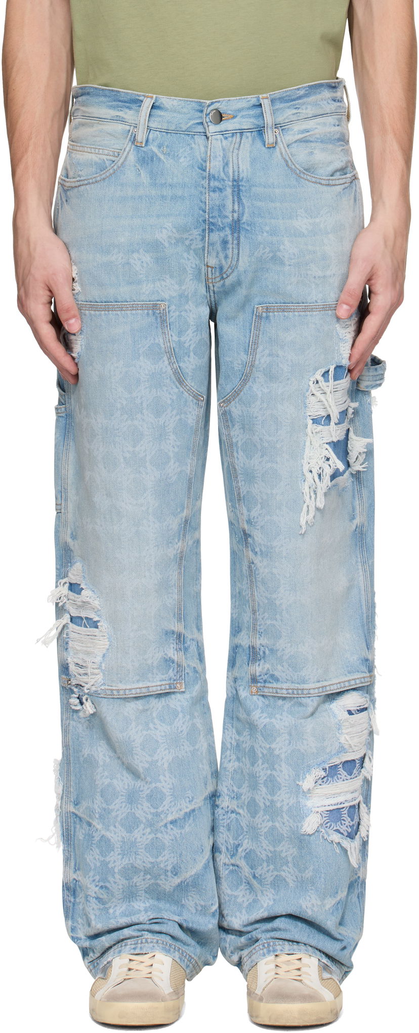 Jeans AMIRI AMIRI Repair Carpenter Jeans Plava | AMDNGH1094
