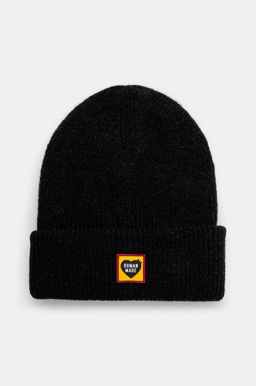 Kapica Human Made Big Beanie Knitted Hat Crna | HM28GD026, 0