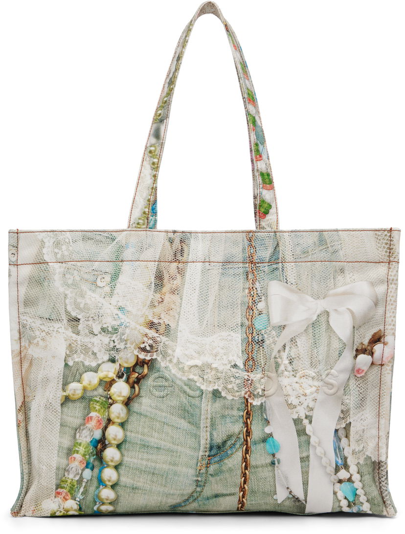 Tote bag Acne Studios Acne Studios Logo Shoulder Tote Višebojno | C10245-