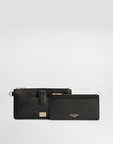 Novčanik Dolce & Gabbana Dauphine Calfskin Card Holder With Wristlet Crna | BI3335A100180999, 3