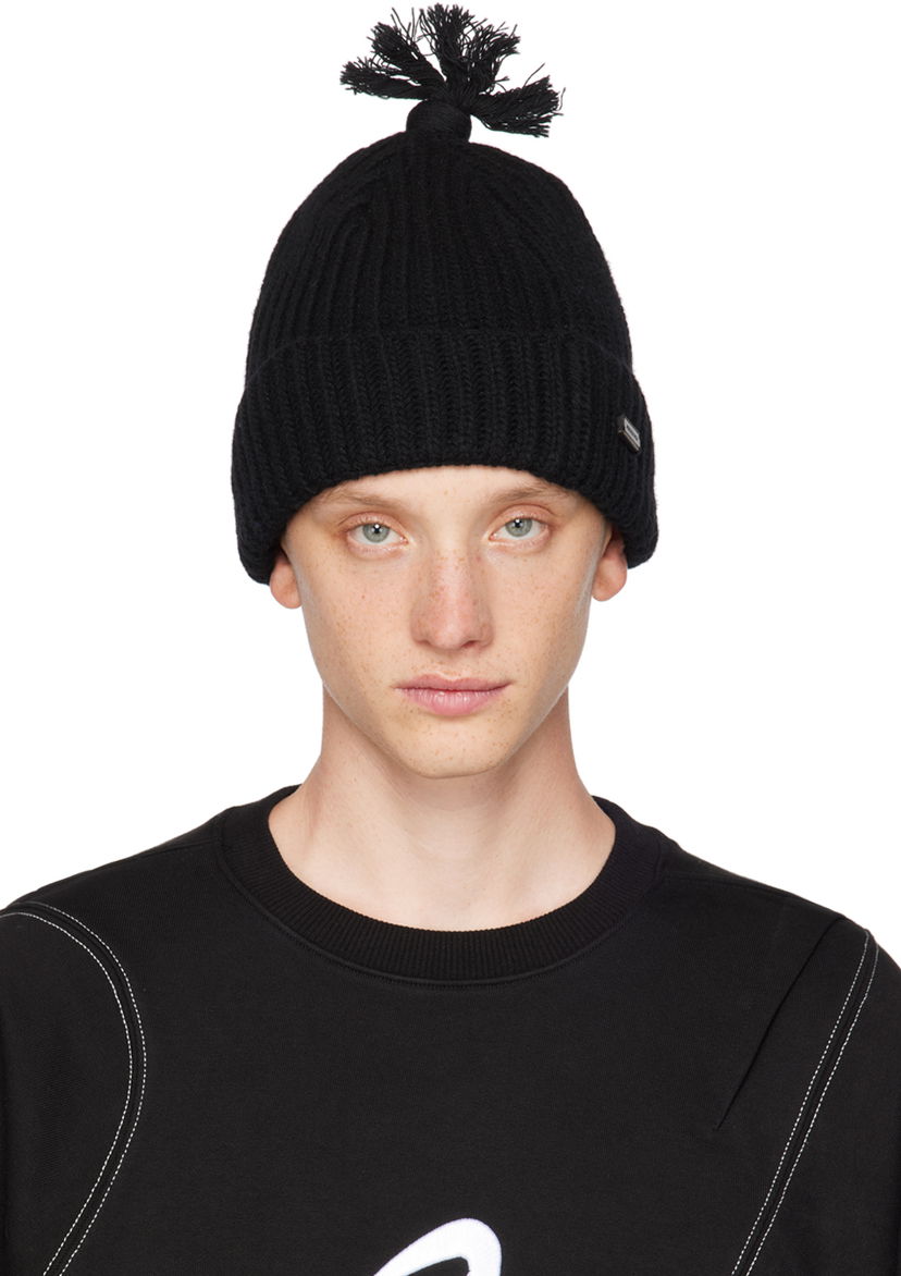 Kapica ADER ERROR Pom-Pom Beanie Crna | BMADFWHW0505BK