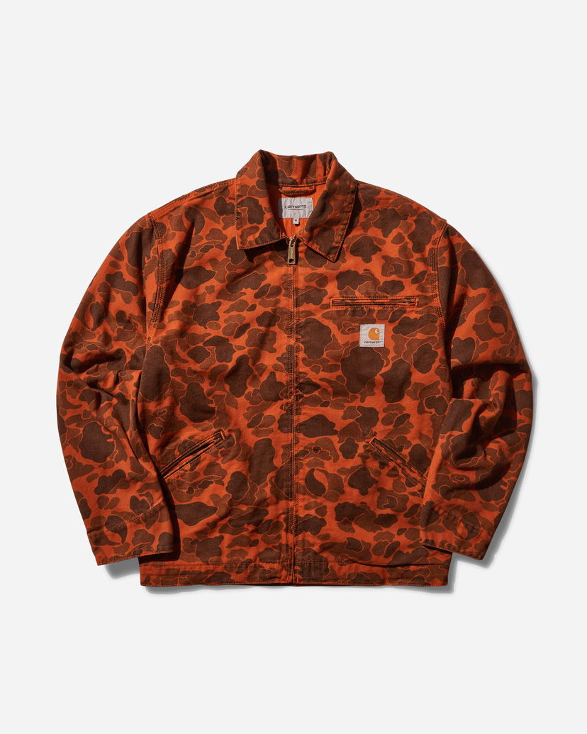 Jakna Carhartt WIP Duck Detroit Jacket Camo Duck Green / Turmeric Tamnocrvena | I034281 2FAGD