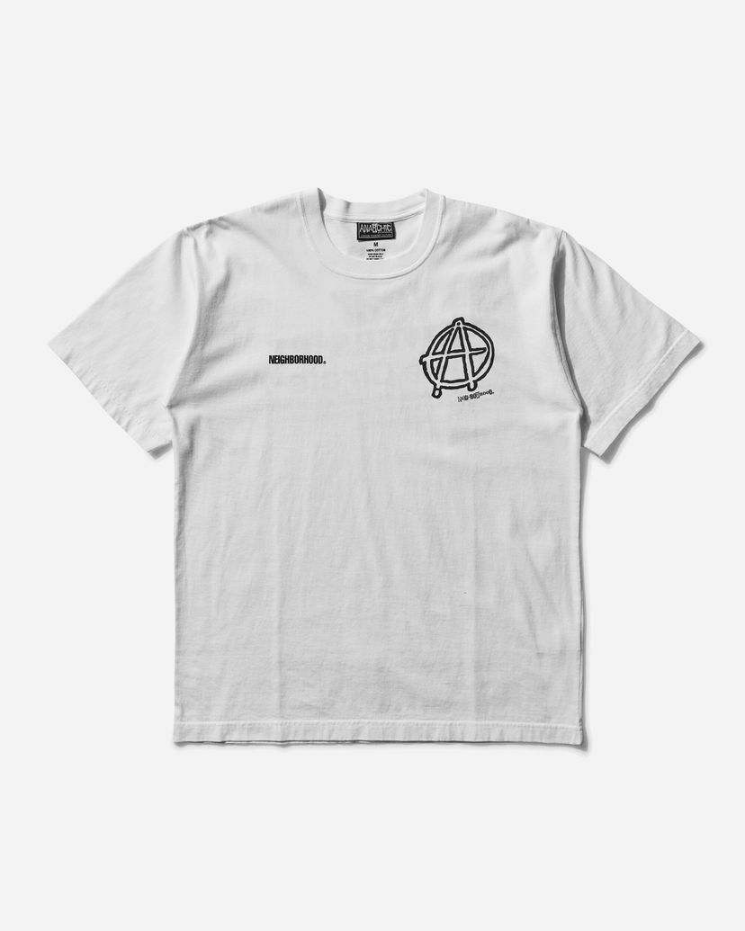Majica kratkih rukava Neighborhood Anarchic Adjustment SS-1 Tee Bijela | 242PCAJN-ST01S WH