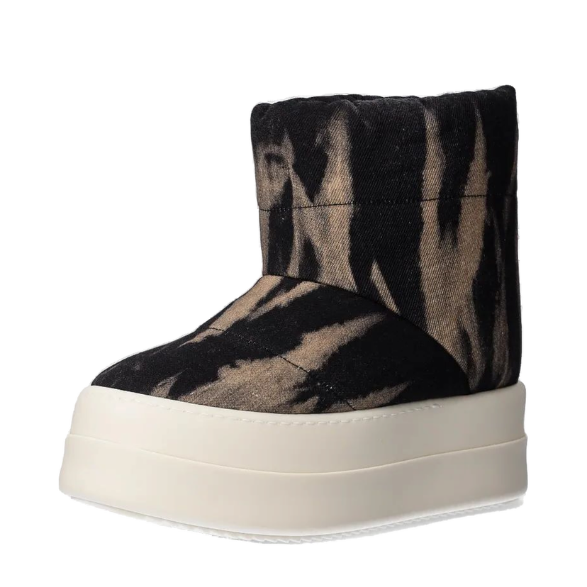 Tenisice i cipele Rick Owens Mega Bumper Low Lunar Platform Boots Crna | DS02D2839.DBSUPA