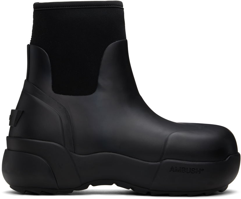 Kabanica Ambush AMBUSH Rubber Boots Crna | BWIE003F24MAT0011010