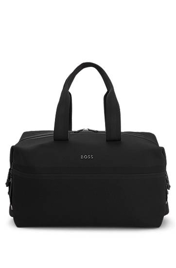 Putna torba BOSS BOSS Mixed-Structure Holdall Crna | 50548308