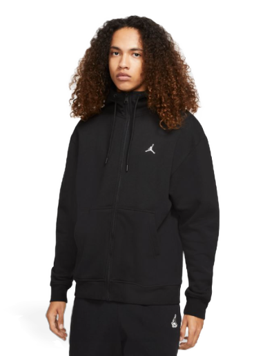 Dukserice Jordan Essentials Fleece Full-Zip Hoodie Crna | DA9810-010