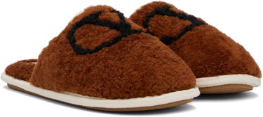 Tenisice i cipele Valentino Valentino Garavani Ta Chambre Wool Slippers Smeđa | 7Y2S0J88AWJ, 3