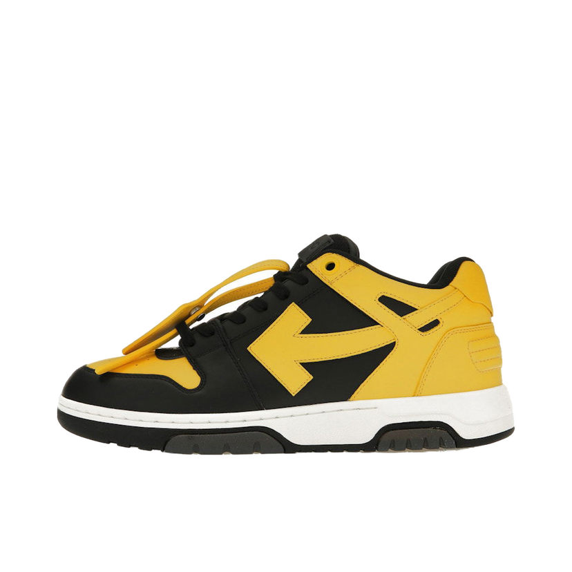 Tenisice i cipele Off-White Out Of Office OOO Low Tops Black Yellow Žuta | OMIA189F22LEA0011018