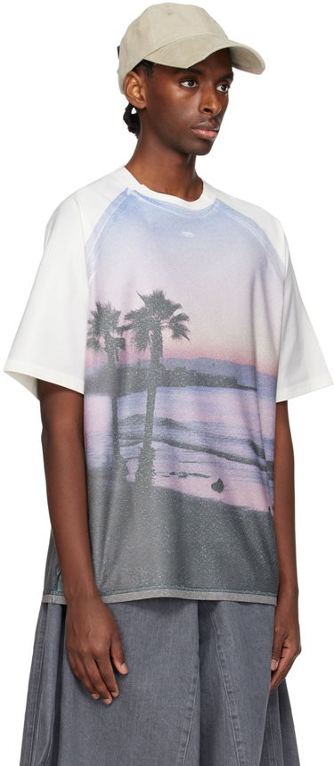 Majica kratkih rukava ADER ERROR Palm Tree Graphic T-Shirt Bijela | BN01SSTS0106PP, 1