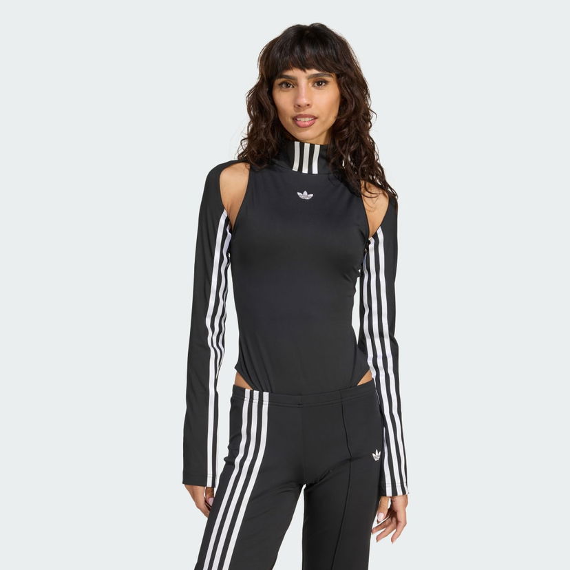 Body adidas Performance Compression Bodysuit Crna | JW0119