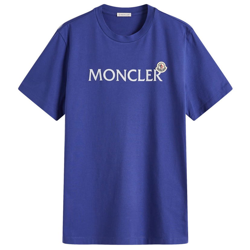 Majica kratkih rukava Moncler Men's Logo T-Shirt, Size X-Small Plava | 8C000-75-8390T-767