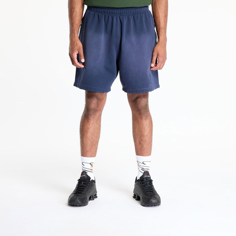 Kratke hlače Nike Solo Swoosh French Terry Shorts Tamnoplava | IB8955-451