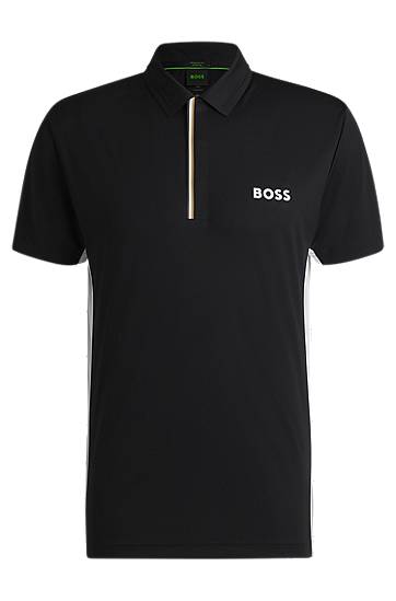 Polo majica BOSS Paddy Active Polo Shirt with UV Protection Crna | 50538123