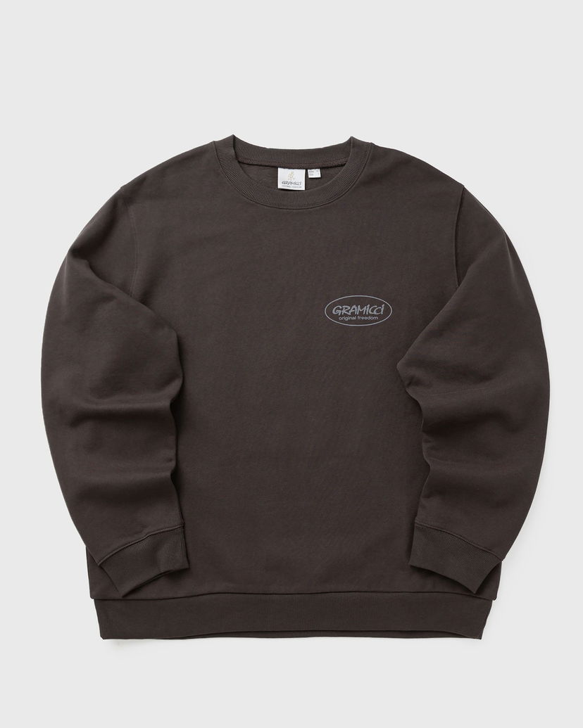 Dukserice GRAMICCI Original Freedom Crewneck Sweatshirt Smeđa | G5FU-J093-DEEP-BROWN