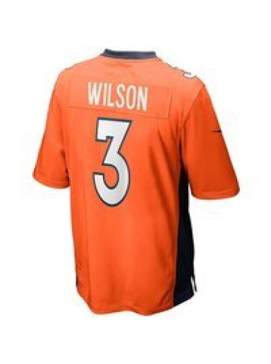 Dres Nike NFL Denver Broncos Russell Wilson Game Jersey Narančasta | 67NM-DVGH-8WF-8Z0