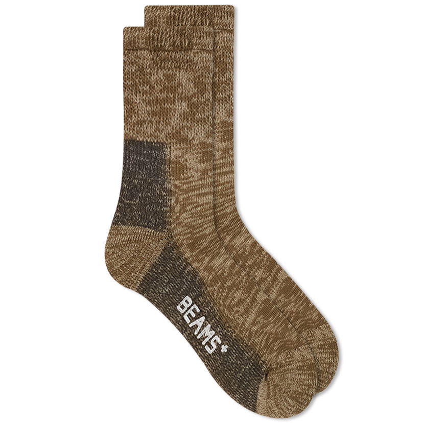 Čarape BEAMS Beams Plus Outdoor Socks Smeđa | 3843-0018-479-65