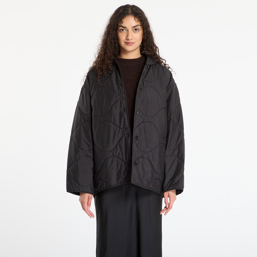 Jakna Samsoe Samsoe Wavy Quilted Jacket Sadonna Crna | F25300147_CLR000021