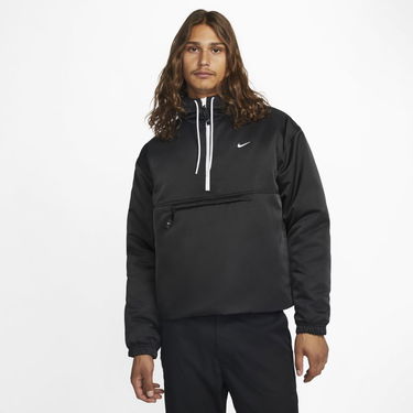 Vjetrovka Nike Solo Swoosh Satin Anorak Jacket Crna | DR0839-010, 3