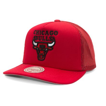 Kapa Mitchell & Ness Chicago Bulls Evergreen Trucker Hat Crvena | HT8032-CBURED1