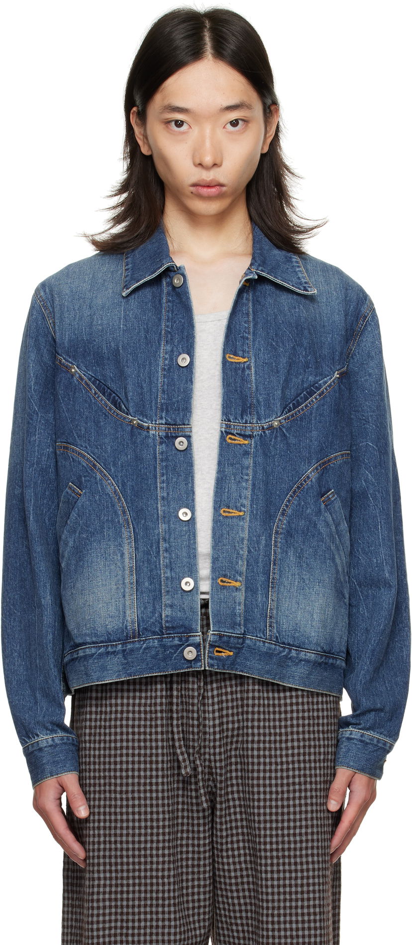 Jakna sage NATION SAGE NATION Jiji Denim Jacket Plava | S084 DENIM JIJI JACKET DENIM I