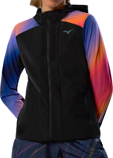 Jakna Mizuno Mizuno Active Alpha Hanabi Hooded Jacket Crna | j2gec702-97, 0