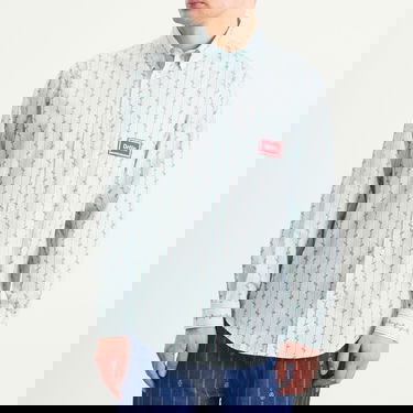 Košulja Drôle de Monsieur Drole De Monsieur Floral Stripe Logo Shirt Plava | I-SH240-CO166-LBE, 2