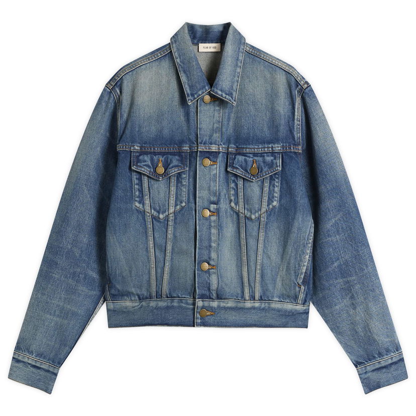 Jakna Fear of God Fear of God Trucker Jacket, Size X-Small Plava | FG25FW42-422DNM-411