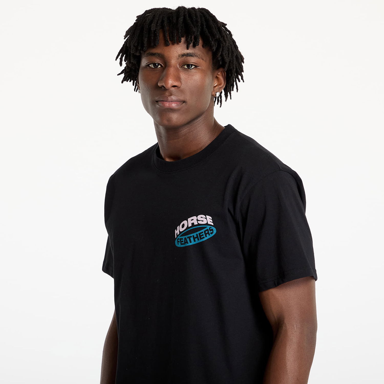 Majica kratkih rukava Horsefeathers Horsefeathers Orbit T-Shirt Crna | SM1382A, 1