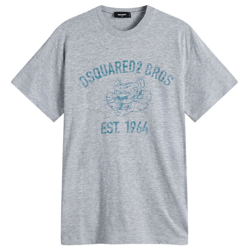 Majica kratkih rukava DSQUARED2 Cool Fit Graphic T-Shirt in Grey Siva | S74GD1381-S22146-857M