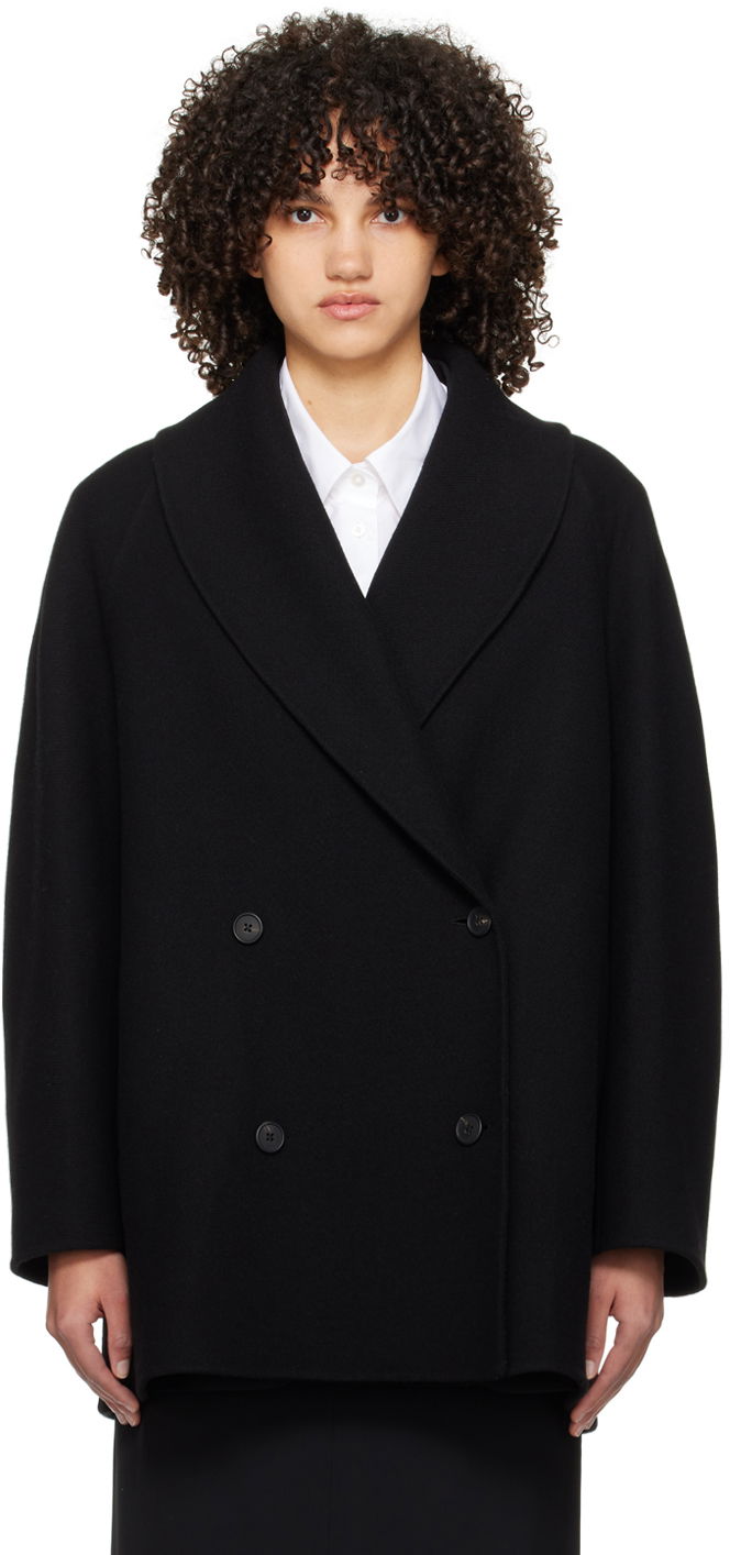 Kaputi The Row Black Polli Coat Crna | 5887-W1439