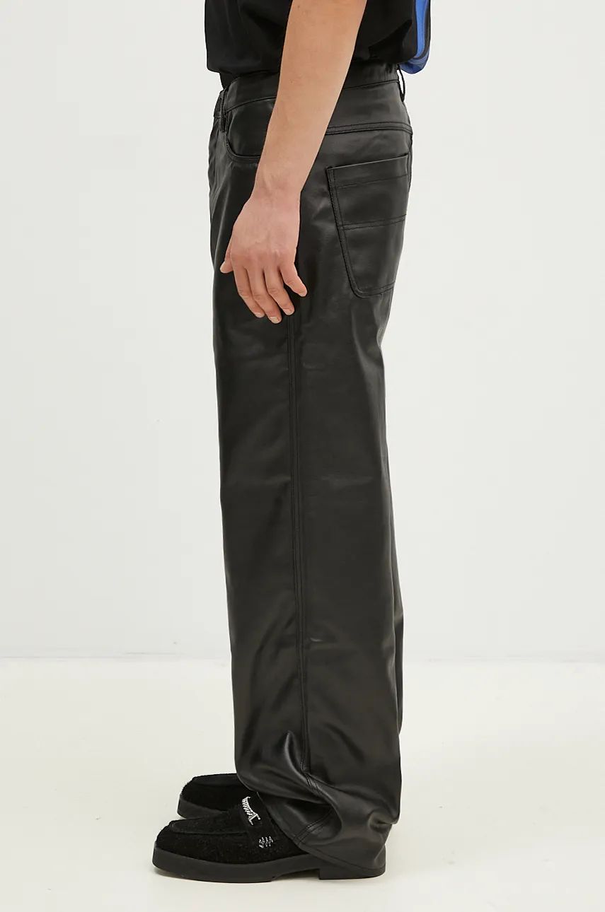 Hlače Pleasures Latex Formula Trousers Crna | P24F039, 1