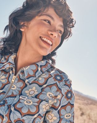 Kombinezon Wrangler Wrangler Shirt Jacket Medallion XXL Plava | 112362607:XXL, 0