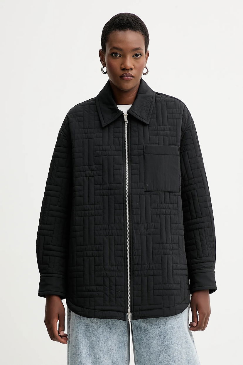 Jakna KENZO Kenzo Oversize Quilted Jacket Crna | FF62BL2399NN
