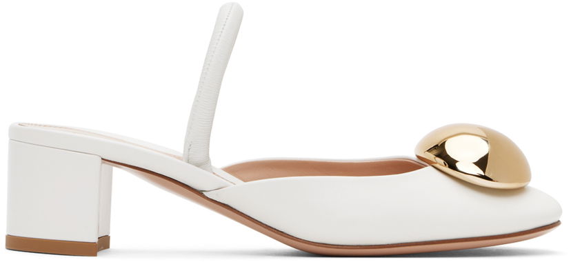 Tenisice i cipele Gianvito Rossi Sphera 45 Slingback Pumps Bijela | G95456.45RIC.NXF